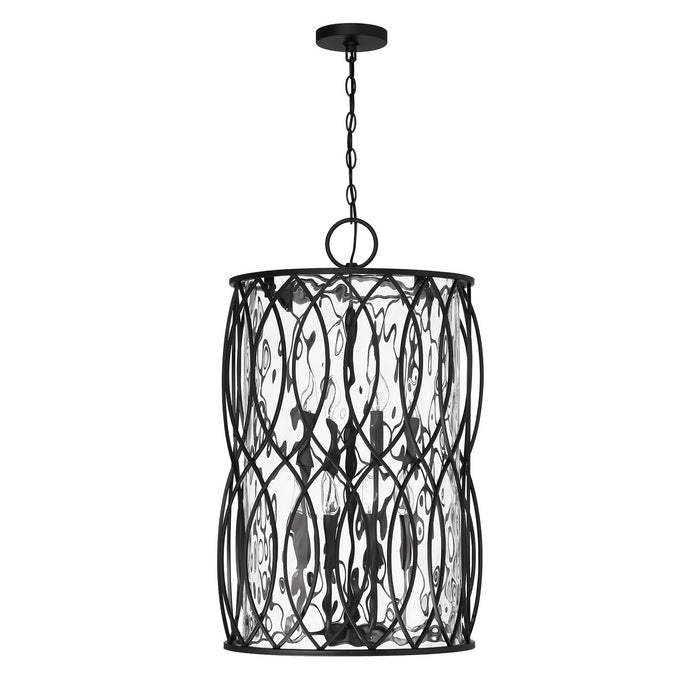 Savoy House 7-2004-8-89 Eight Light Pendant, Matte Black