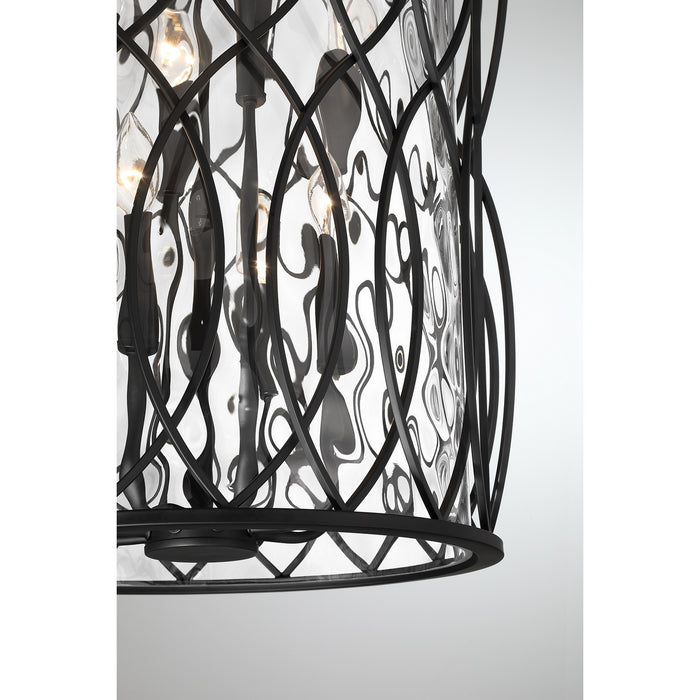 Savoy House 7-2004-8-89 Eight Light Pendant, Matte Black