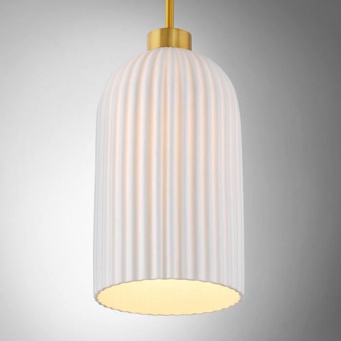 Savoy House 7-3171-1-322 One Light Pendant, Warm Brass
