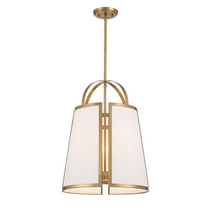 Savoy House 7-6304-4-322 Four Light Pendant, Warm Brass