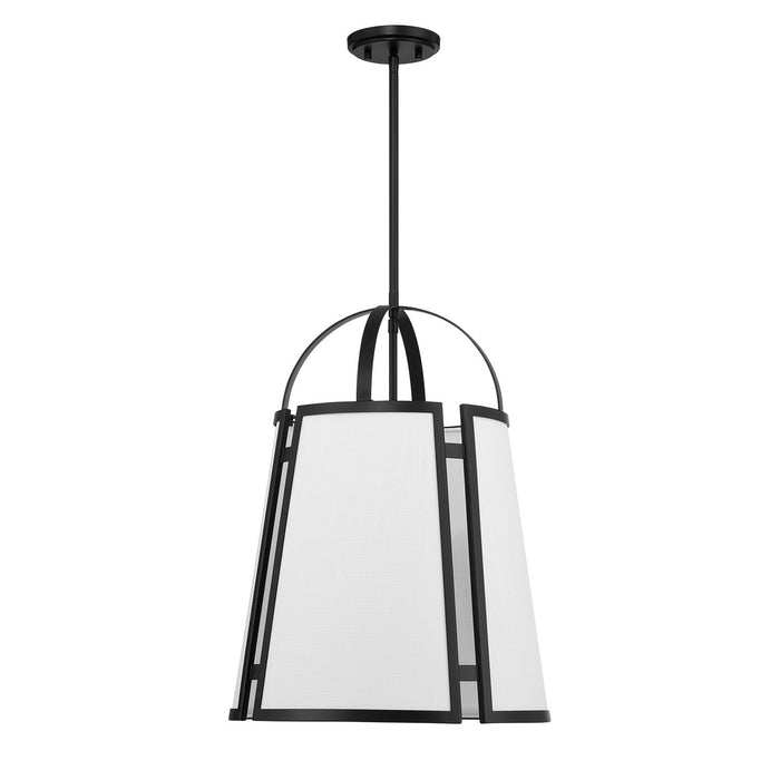 Savoy House 7-6304-4-89 Four Light Pendant, Matte Black