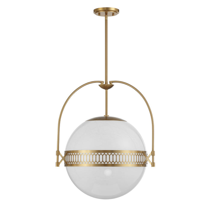 Savoy House 7-6407-3-322 Three Light Pendant, Warm Brass