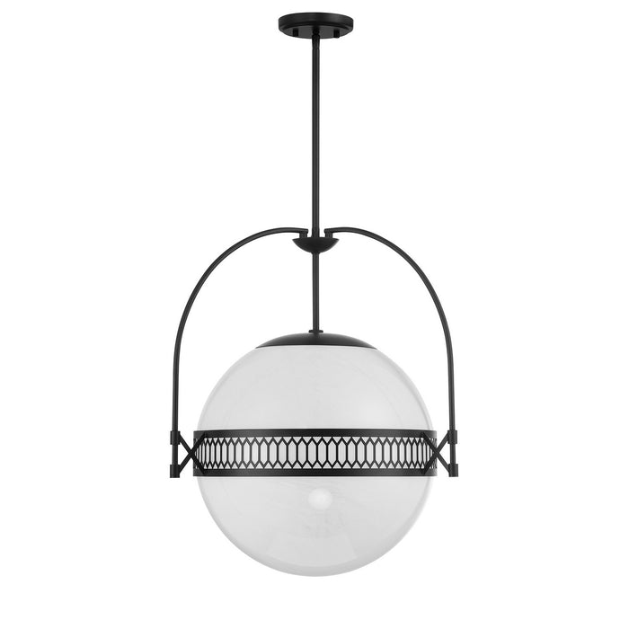 Savoy House 7-6407-3-89 Three Light Pendant, Matte Black