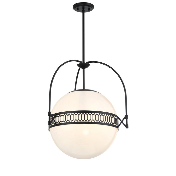 Savoy House 7-6407-3-89 Three Light Pendant, Matte Black
