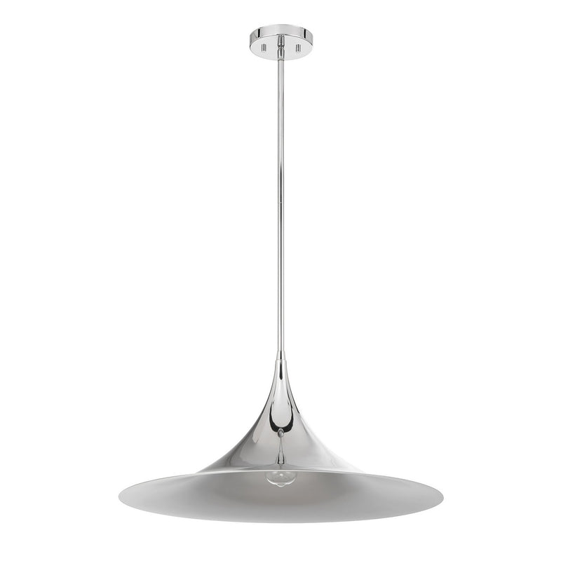 Savoy House 7-7639-1-11 One Light Pendant, Polished Chrome