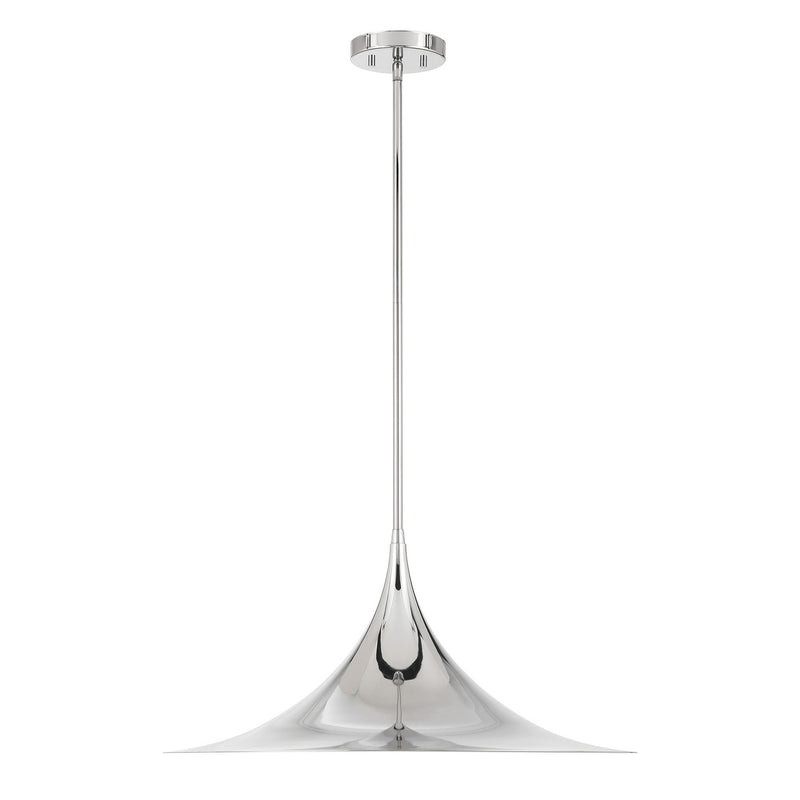 Savoy House 7-7639-1-11 One Light Pendant, Polished Chrome