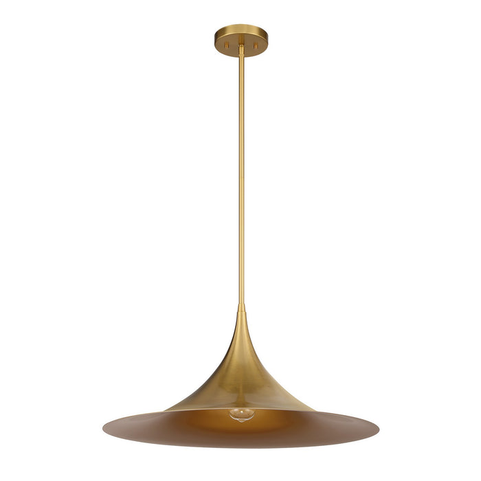 Savoy House 7-7639-1-322 One Light Pendant, Warm Brass