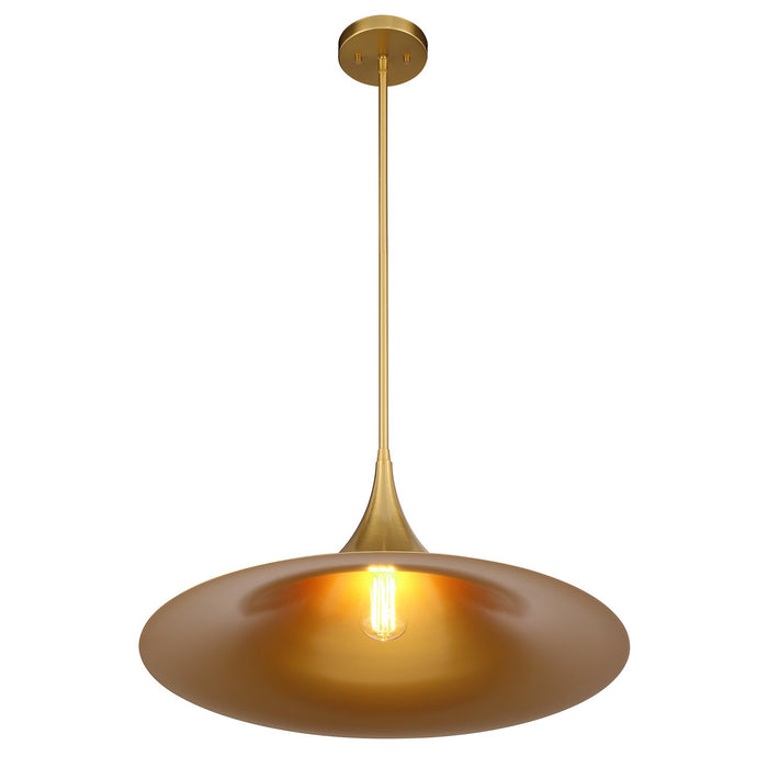 Savoy House 7-7639-1-322 One Light Pendant, Warm Brass