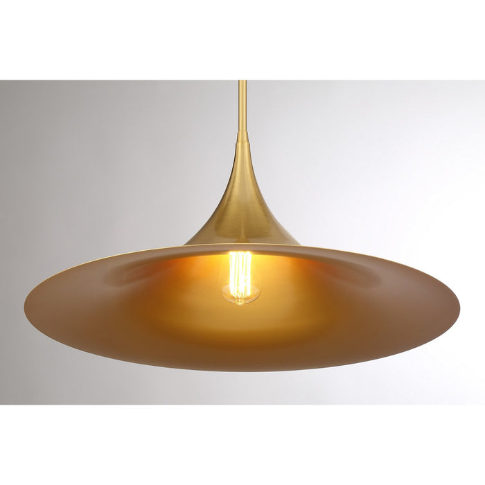 Savoy House 7-7639-1-322 One Light Pendant, Warm Brass