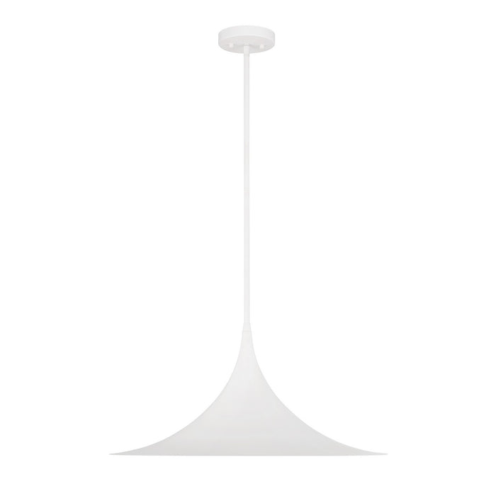 Savoy House 7-7639-1-83 One Light Pendant, Bisque White