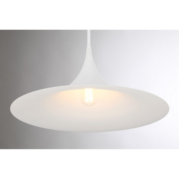 Savoy House 7-7639-1-83 One Light Pendant, Bisque White