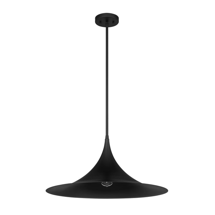 Savoy House 7-7639-1-89 One Light Pendant, Matte Black