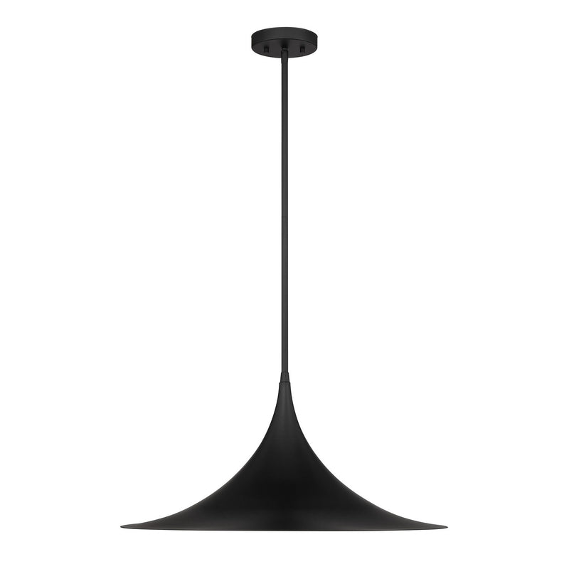 Savoy House 7-7639-1-89 One Light Pendant, Matte Black