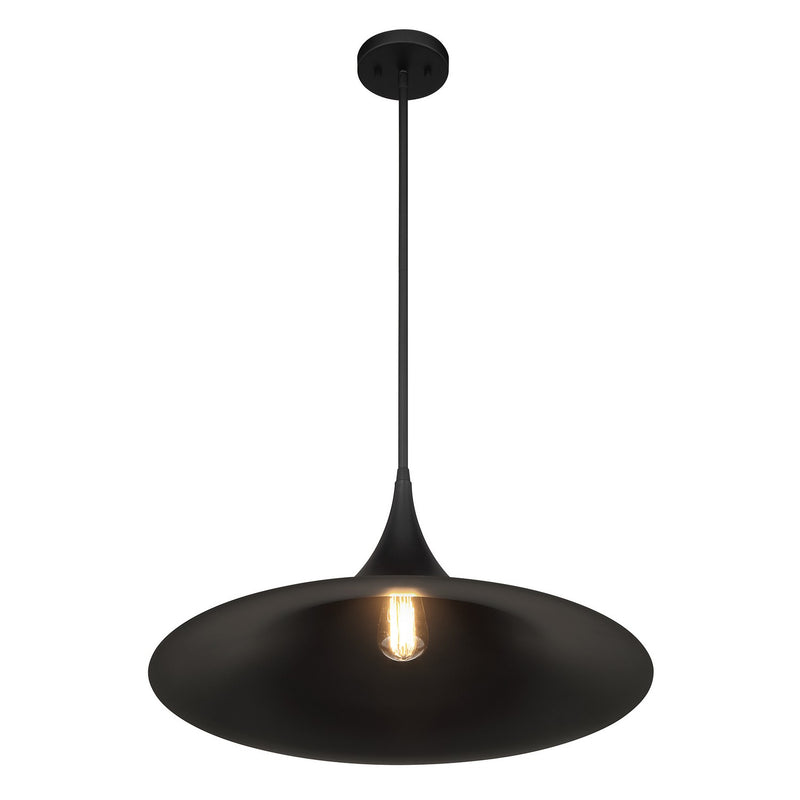 Savoy House 7-7639-1-89 One Light Pendant, Matte Black