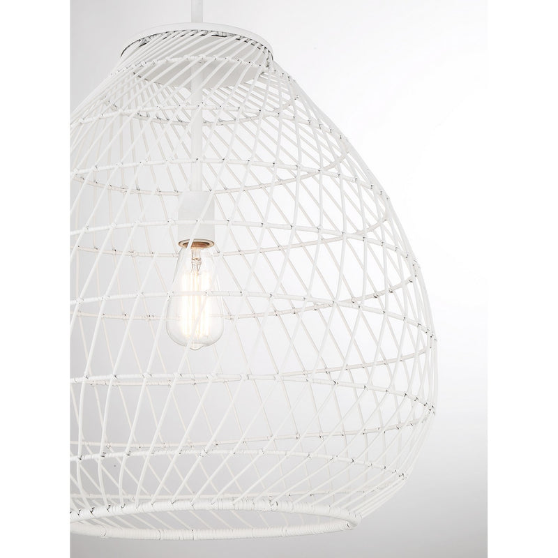 Savoy House 7-7681-1-83 One Light Pendant, Bisque White