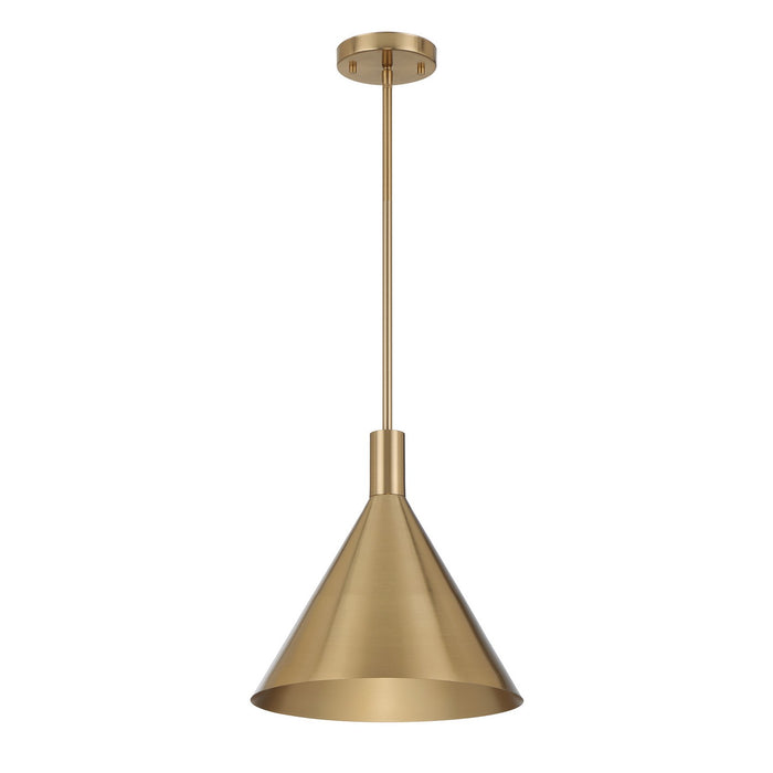 Savoy House 7-8001-1-127 One Light Pendant, Noble Brass