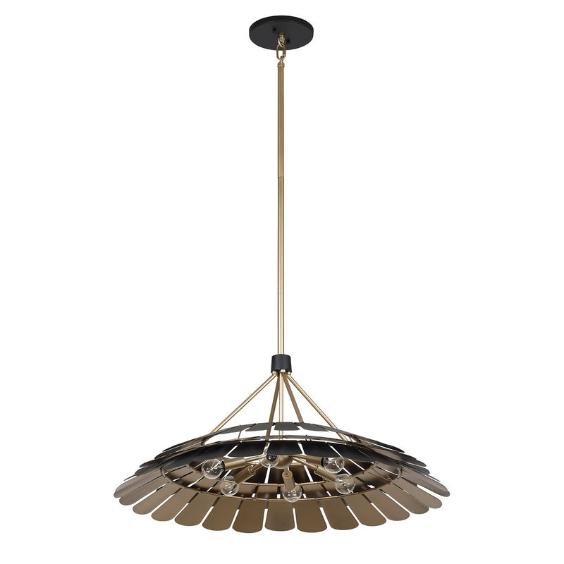 Savoy House 7-9012-6-58 Six Light Pendant, Midnight
