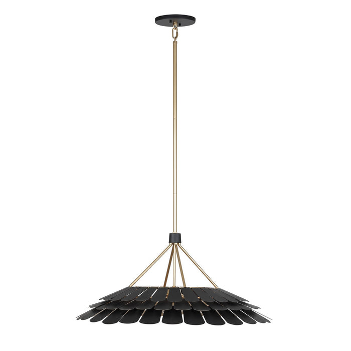 Savoy House 7-9012-6-58 Six Light Pendant, Midnight
