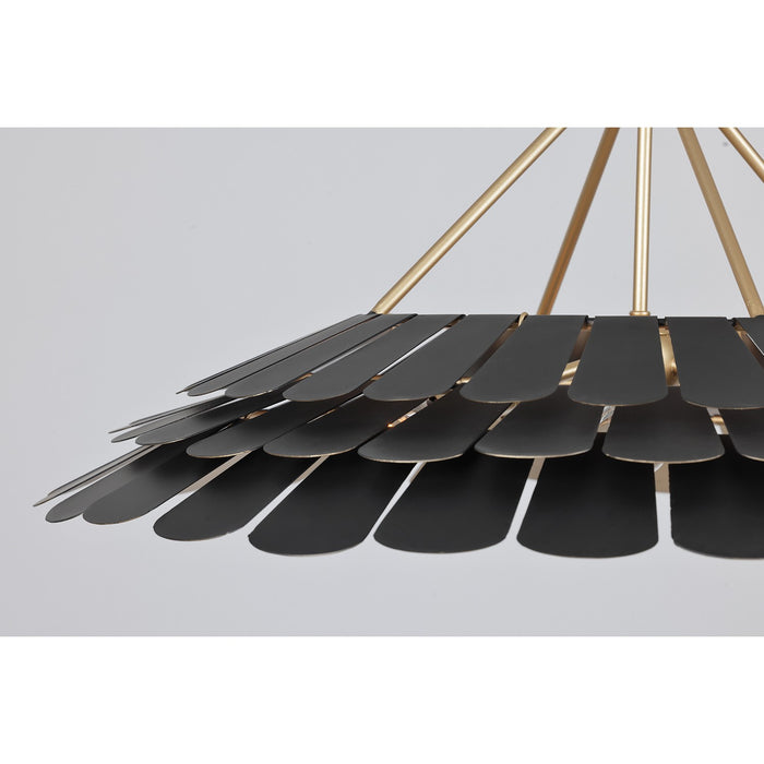Savoy House 7-9012-6-58 Six Light Pendant, Midnight
