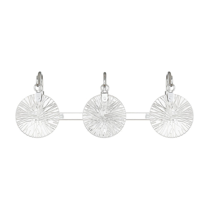 Savoy House 8-3981-3-11 Three Light Bathroom Vanity, Polished Chrome