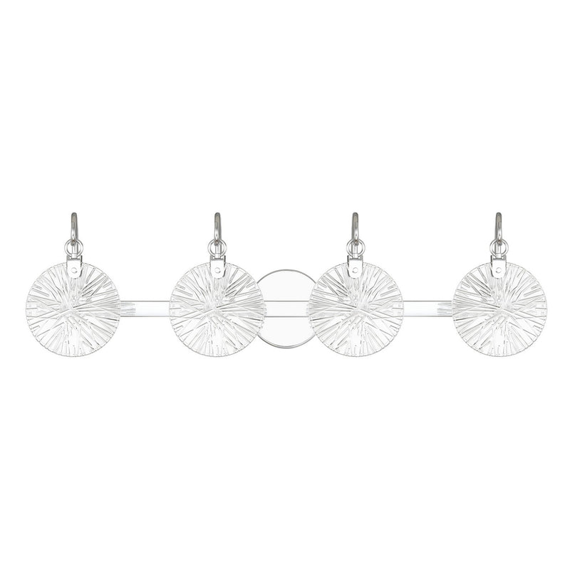 Savoy House 8-3981-4-11 Four Light Bathroom Vanity, Polished Chrome