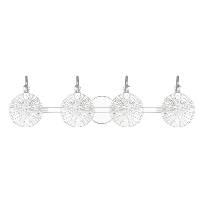 Savoy House 8-3981-4-11 Four Light Bathroom Vanity, Polished Chrome