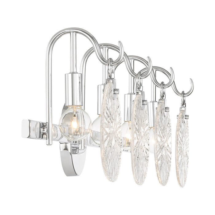 Savoy House 8-3981-4-11 Four Light Bathroom Vanity, Polished Chrome