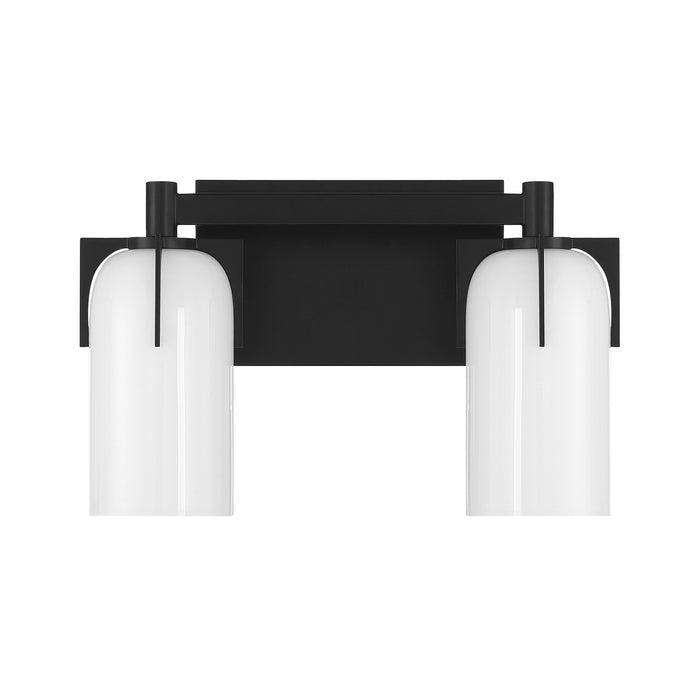 Savoy House 8-4128-2-BK Two Light Bathroom Vanity, Matte Black