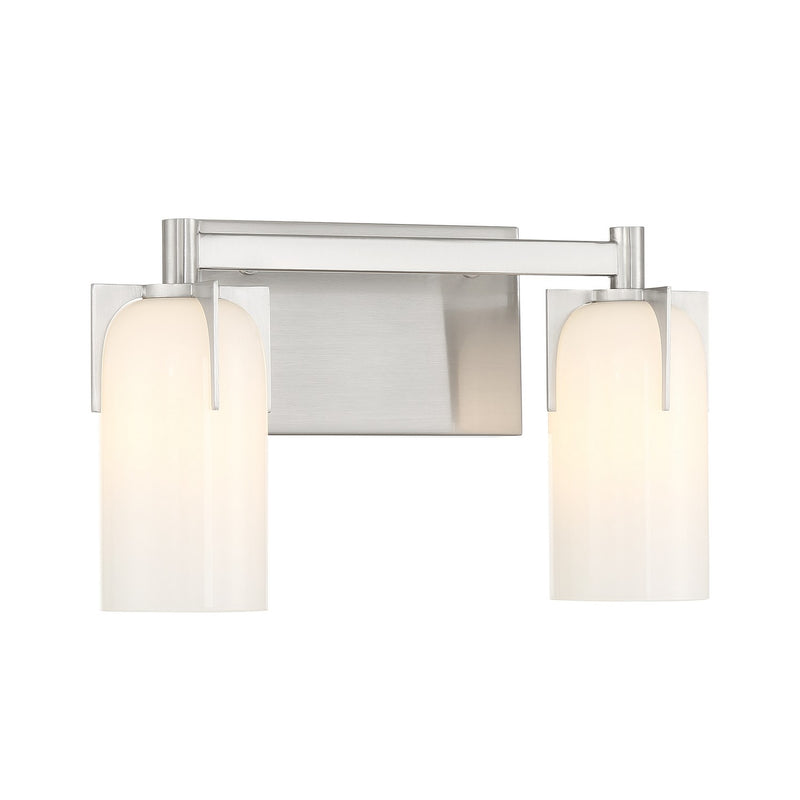 Savoy House 8-4128-2-SN Two Light Bathroom Vanity, Satin Nickel