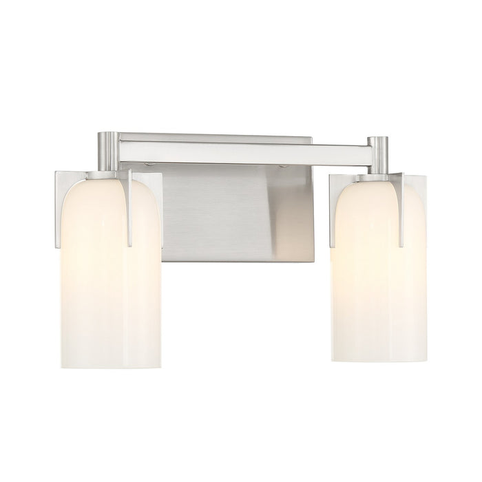 Savoy House 8-4128-2-SN Two Light Bathroom Vanity, Satin Nickel
