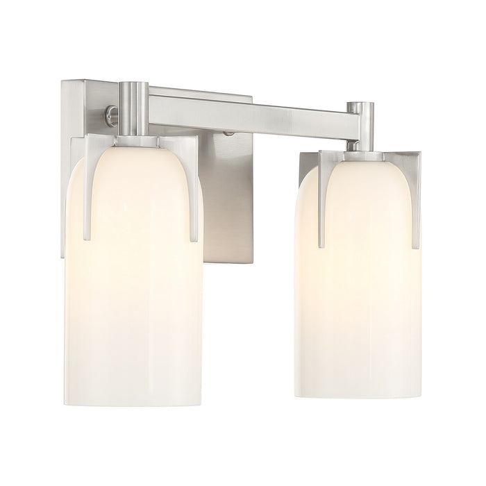 Savoy House 8-4128-2-SN Two Light Bathroom Vanity, Satin Nickel