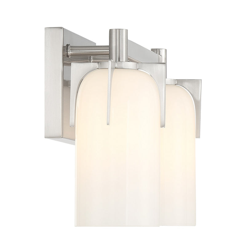 Savoy House 8-4128-2-SN Two Light Bathroom Vanity, Satin Nickel