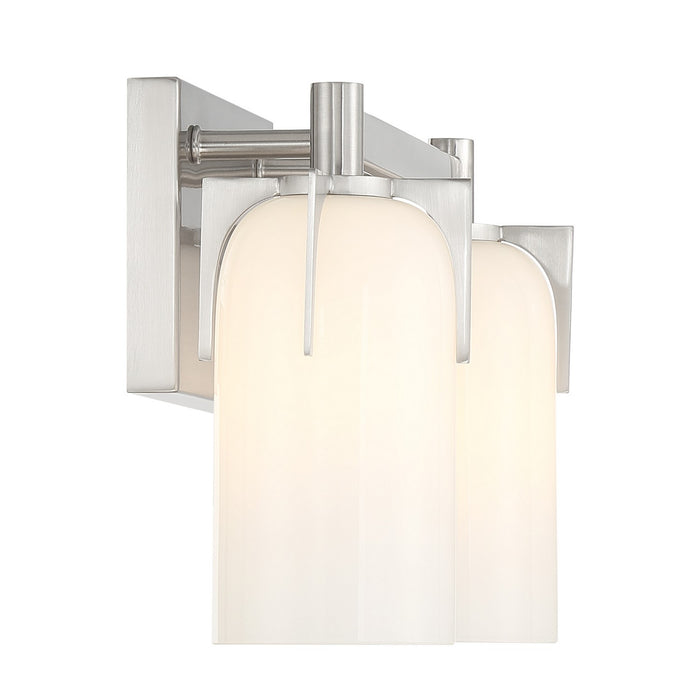 Savoy House 8-4128-2-SN Two Light Bathroom Vanity, Satin Nickel