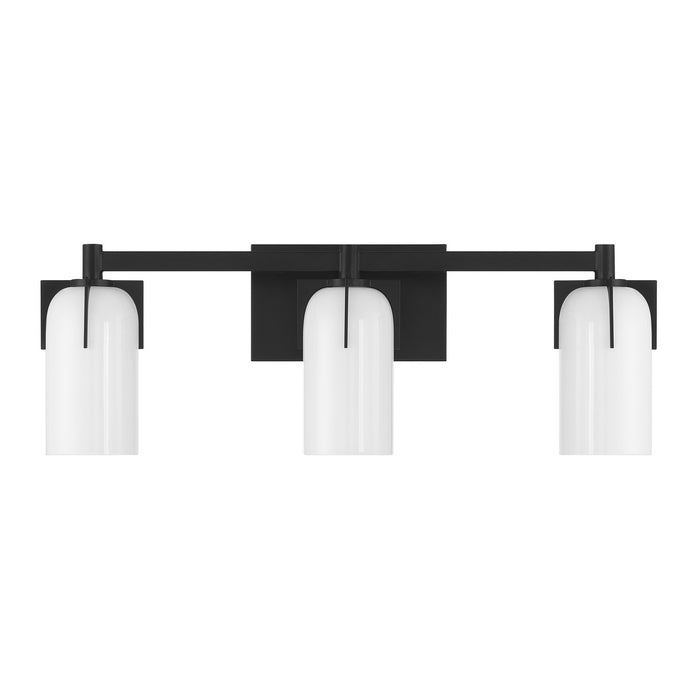 Savoy House 8-4128-3-BK Three Light Bathroom Vanity, Matte Black