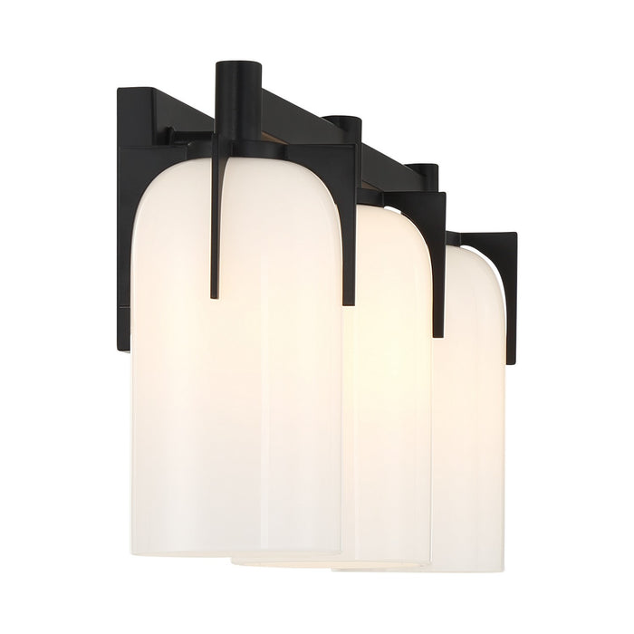Savoy House 8-4128-3-BK Three Light Bathroom Vanity, Matte Black