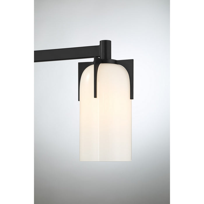 Savoy House 8-4128-3-BK Three Light Bathroom Vanity, Matte Black
