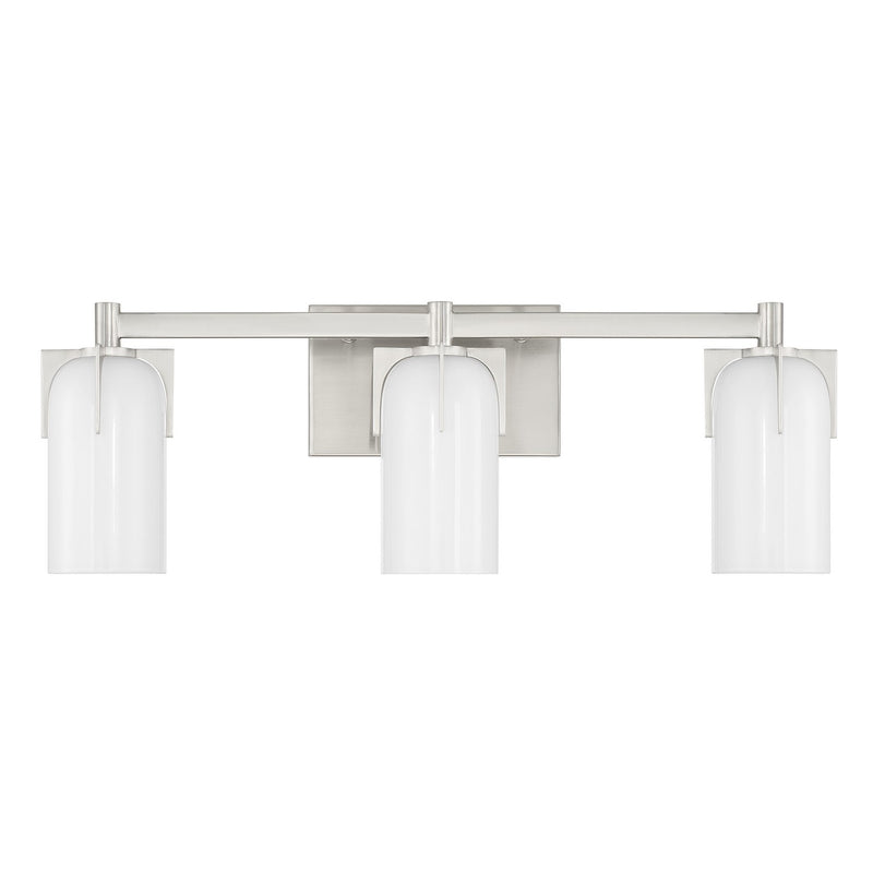 Savoy House 8-4128-3-SN Three Light Bathroom Vanity, Satin Nickel