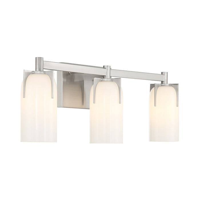 Savoy House 8-4128-3-SN Three Light Bathroom Vanity, Satin Nickel