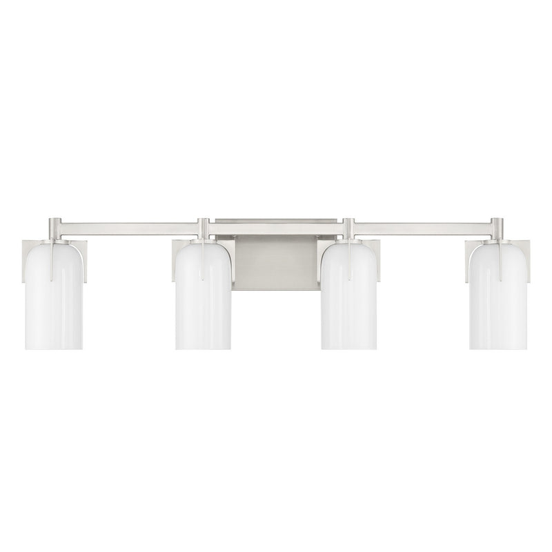 Savoy House 8-4128-4-SN Four Light Bathroom Vanity, Satin Nickel
