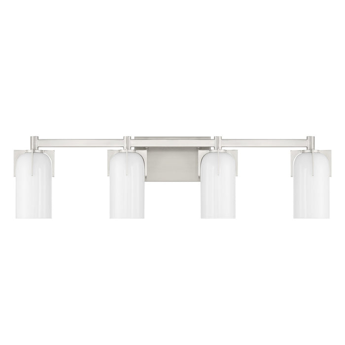 Savoy House 8-4128-4-SN Four Light Bathroom Vanity, Satin Nickel