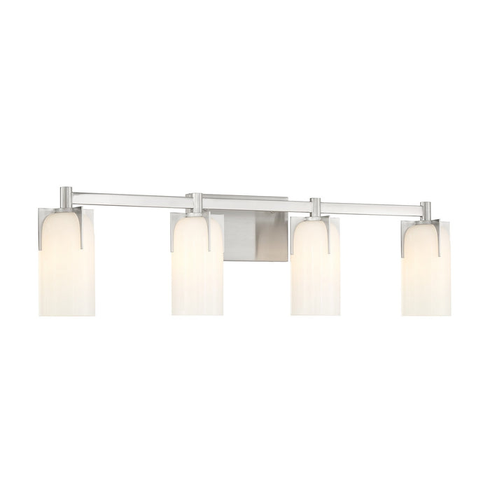 Savoy House 8-4128-4-SN Four Light Bathroom Vanity, Satin Nickel