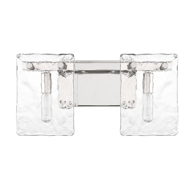 Savoy House 8-8204-2-109 Two Light Bathroom Vanity, Polished Nickel