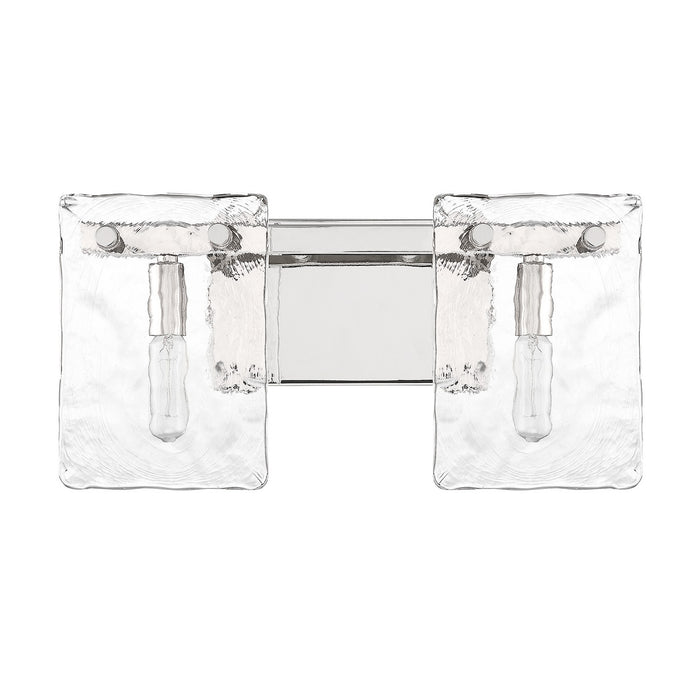 Savoy House 8-8204-2-109 Two Light Bathroom Vanity, Polished Nickel