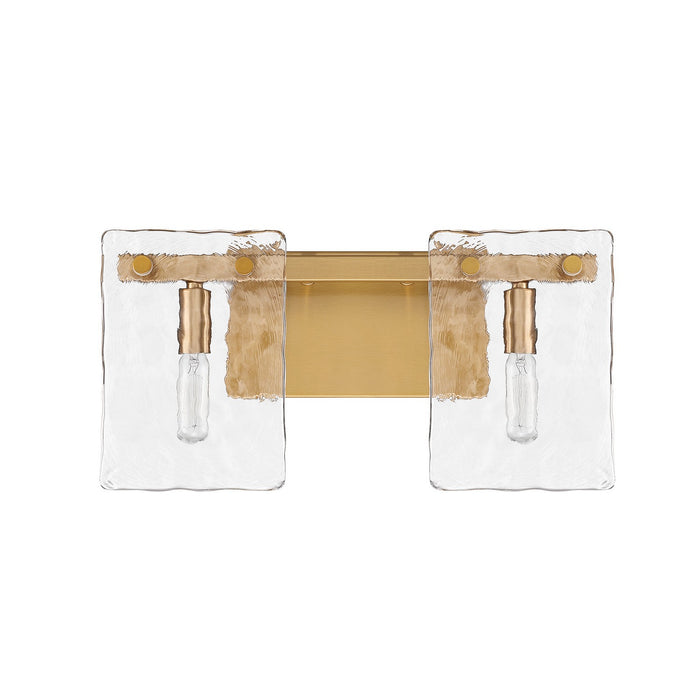 Savoy House 8-8204-2-322 Two Light Bathroom Vanity, Warm Brass