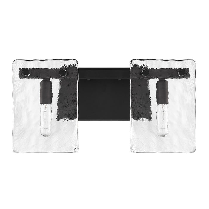 Savoy House 8-8204-2-BK Two Light Bathroom Vanity, Matte Black