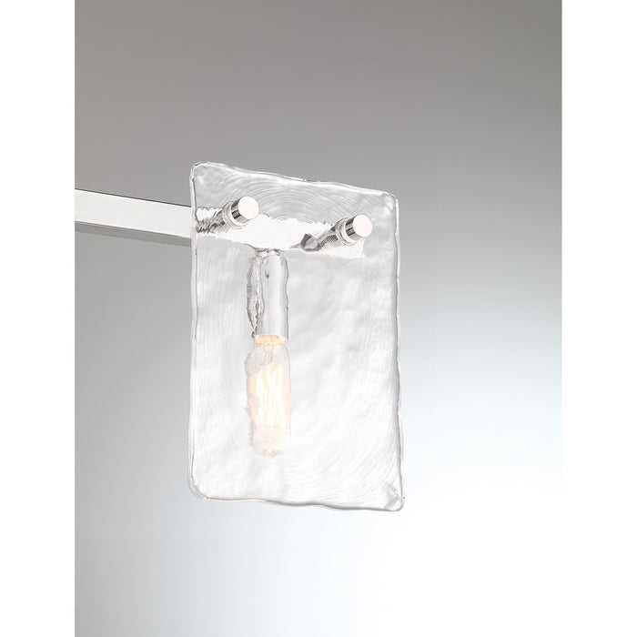 Savoy House 8-8204-3-109 Three Light Bathroom Vanity, Polished Nickel