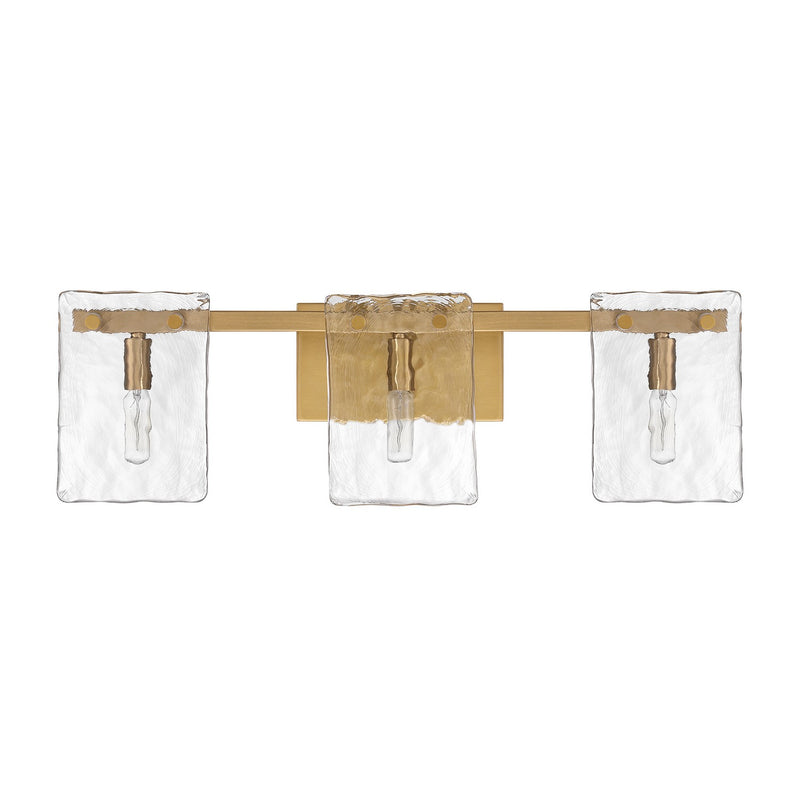 Savoy House 8-8204-3-322 Three Light Bathroom Vanity, Warm Brass