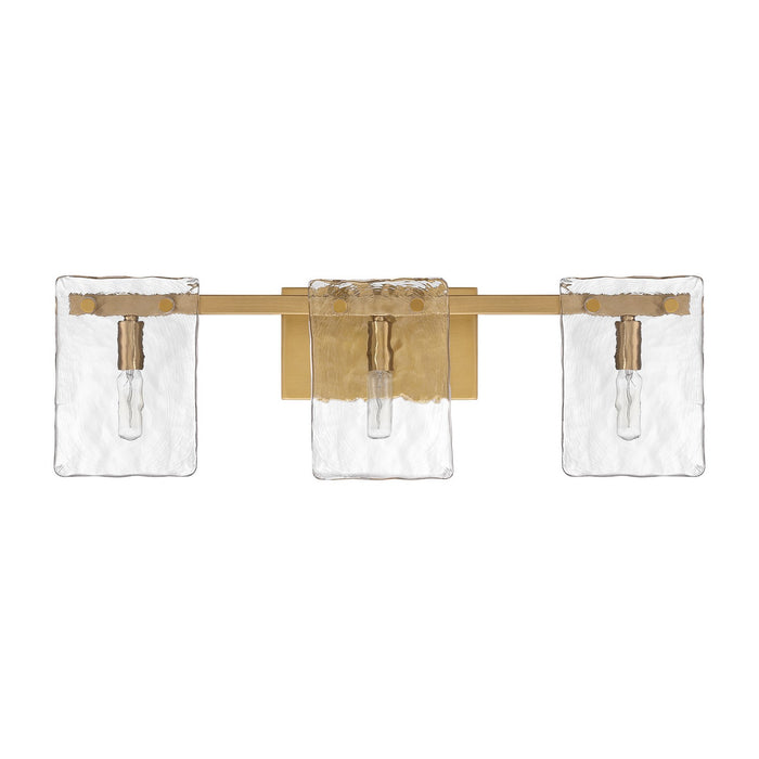 Savoy House 8-8204-3-322 Three Light Bathroom Vanity, Warm Brass