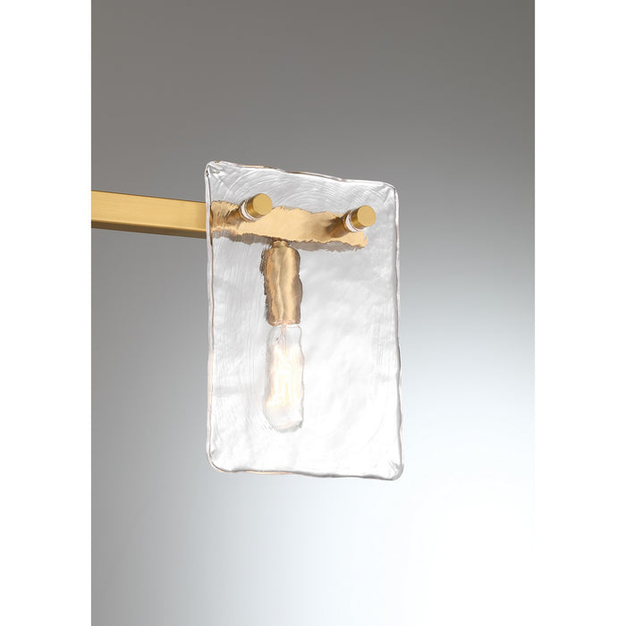 Savoy House 8-8204-3-322 Three Light Bathroom Vanity, Warm Brass