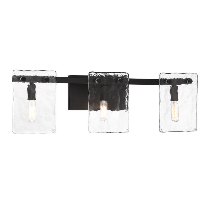 Savoy House 8-8204-3-BK Three Light Bathroom Vanity, Matte Black